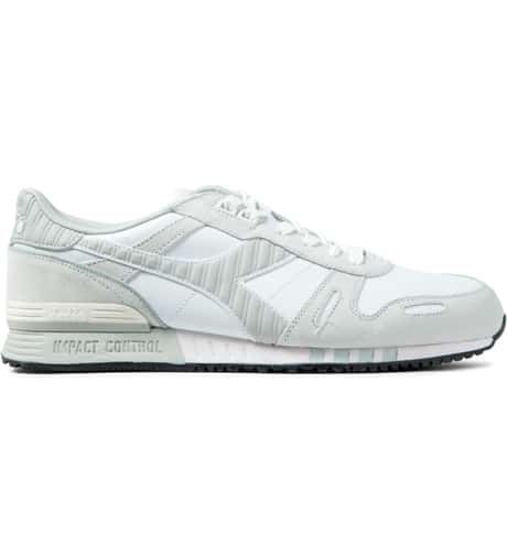 DIADORA White Titan Leather L/S Shoes HBX