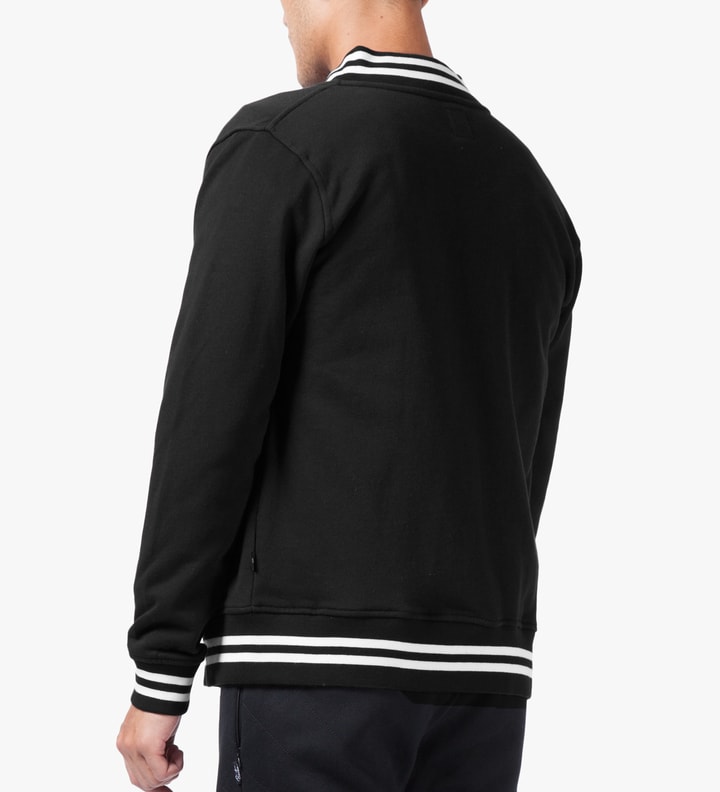 Stüssy Black Fleece Varsity Jacket