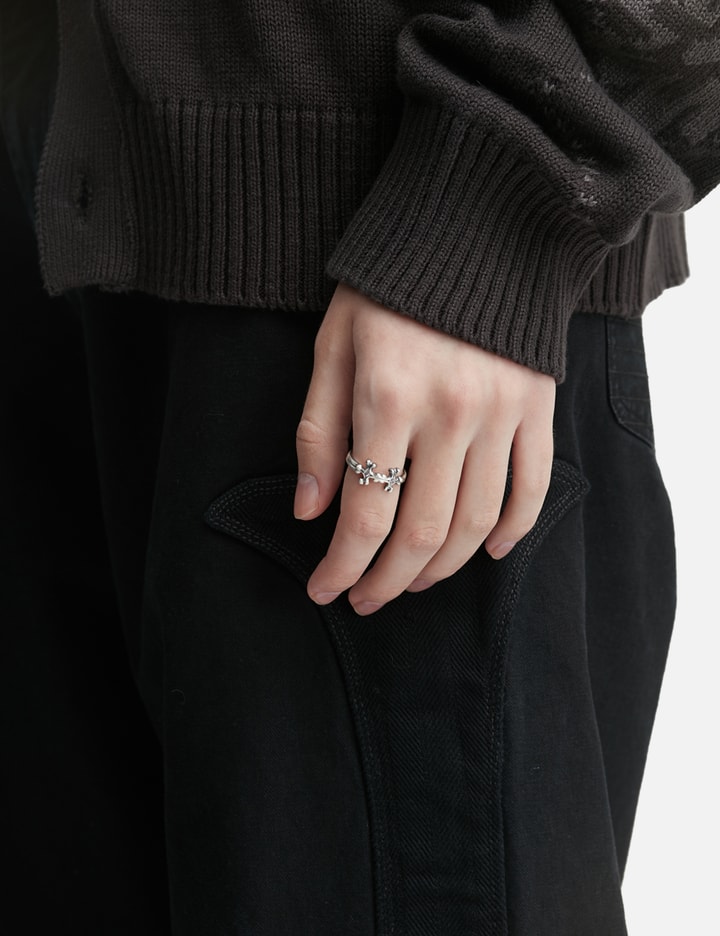 925 Silver Ring 002 - Cross Bone Placeholder Image