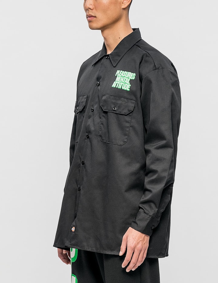 Pleasures x Dickies Mental Attitude Buttom Up L/S Shirt Placeholder Image