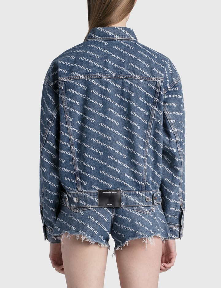 Logo Print Denim Jacket Placeholder Image