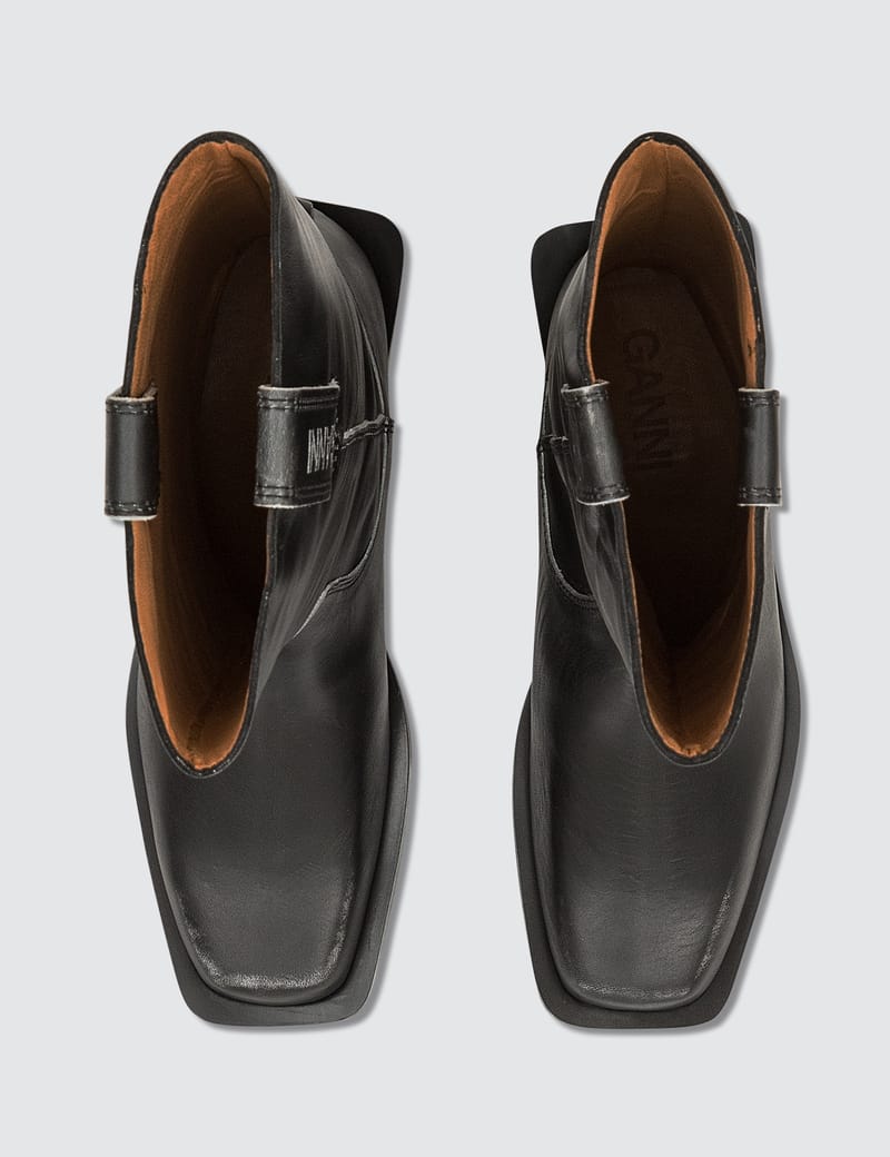 Ganni - MC Leather Boots | HBX 