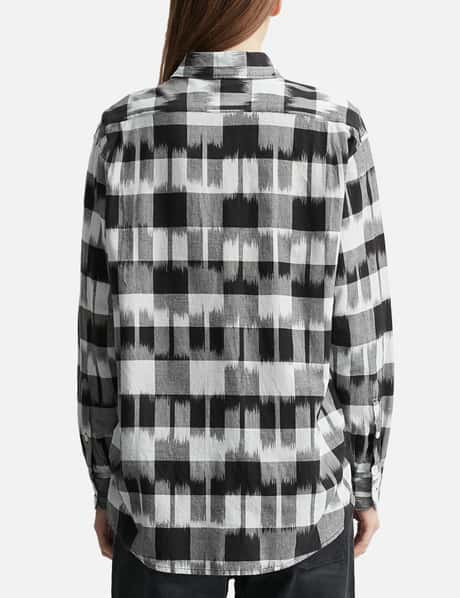 Ikat Check Regular Collar Shirt view 12