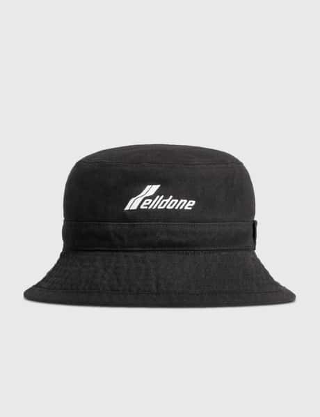 We11done Washed WD Logo Bucket Hat