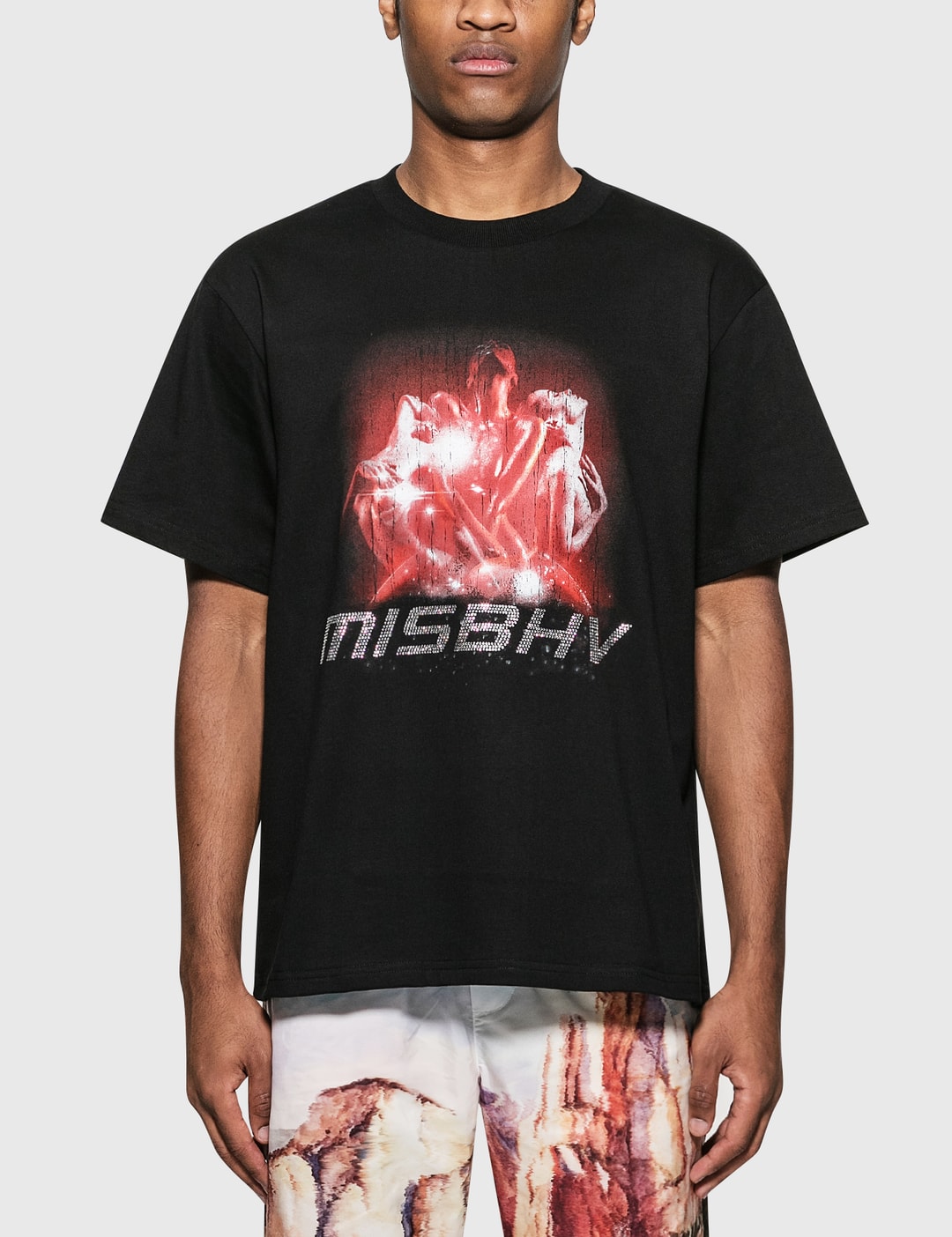 Misbhv 2001 Crystals T-Shirt HBX Globally Curated Fashion