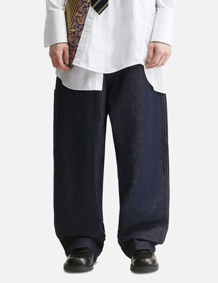 Junya Watanabe MAN X Levi's Baggy Denim Jeans Placeholder Image