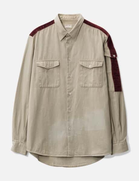 Helmut Lang Helmut Lang Patchwork Military Shirt