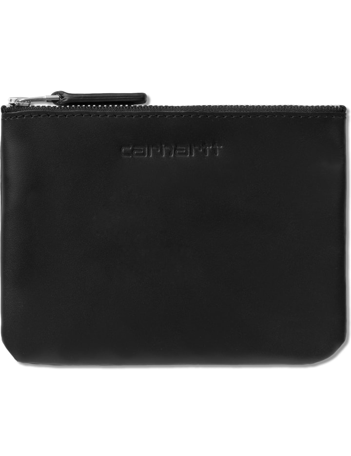 Black Leather Simple Zip Wallet Placeholder Image