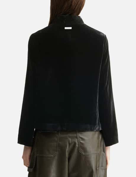 Reset Velvet Stand-Collar Jacket view 12