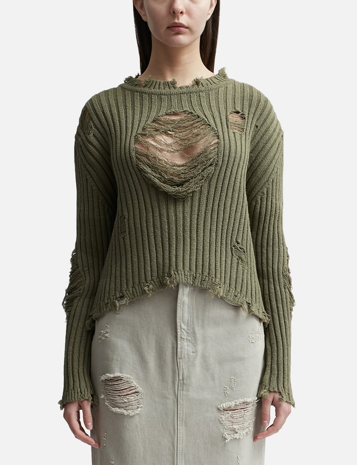 DAMAGED HEART SWEATER Placeholder Image