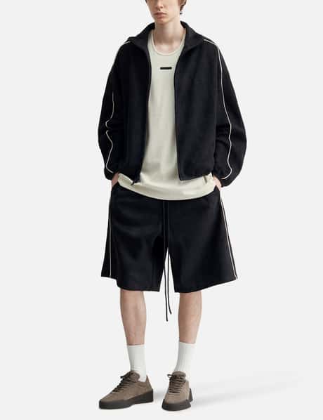 Suede Fleece Signature Relaxed Sweatshort view 14