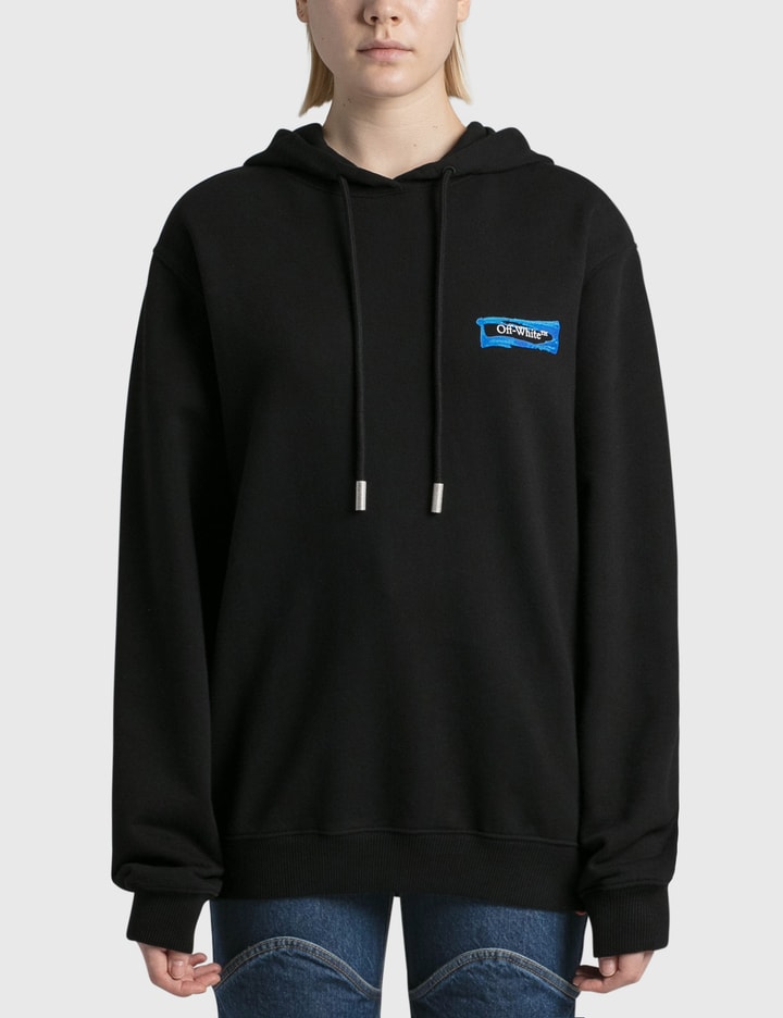 Painted Arrows Reg Hoodie Black Blue Placeholder Image