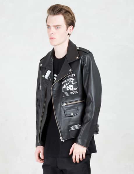 M I S B H V Men's Monogrammed Jacket - Black - Casual Jackets