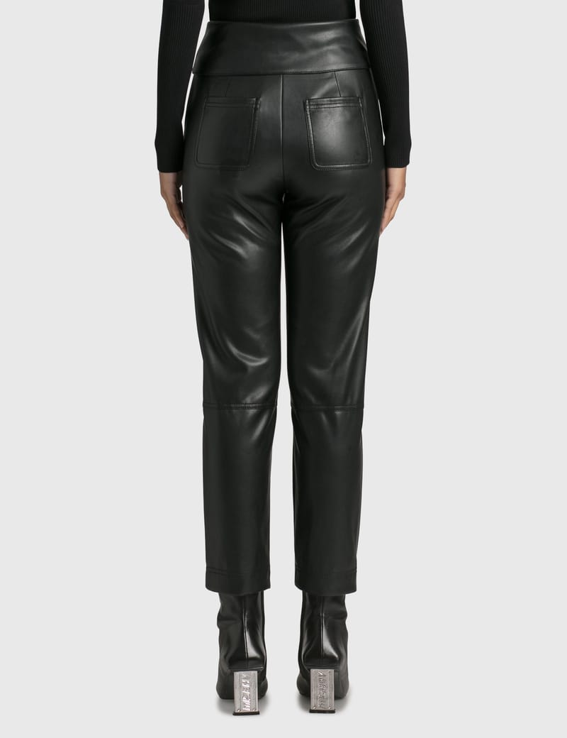 Tessa Vegan Leather Tie Waist Pant 