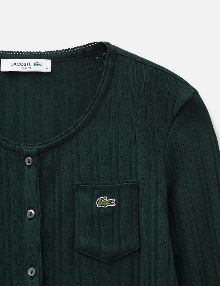 Lacoste Pointelle Long Sleeved T-Shirt