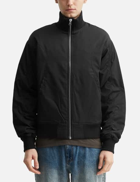Dime Insulated Bomber - ウェーブキルト中綿で暖かく、ブラックが 