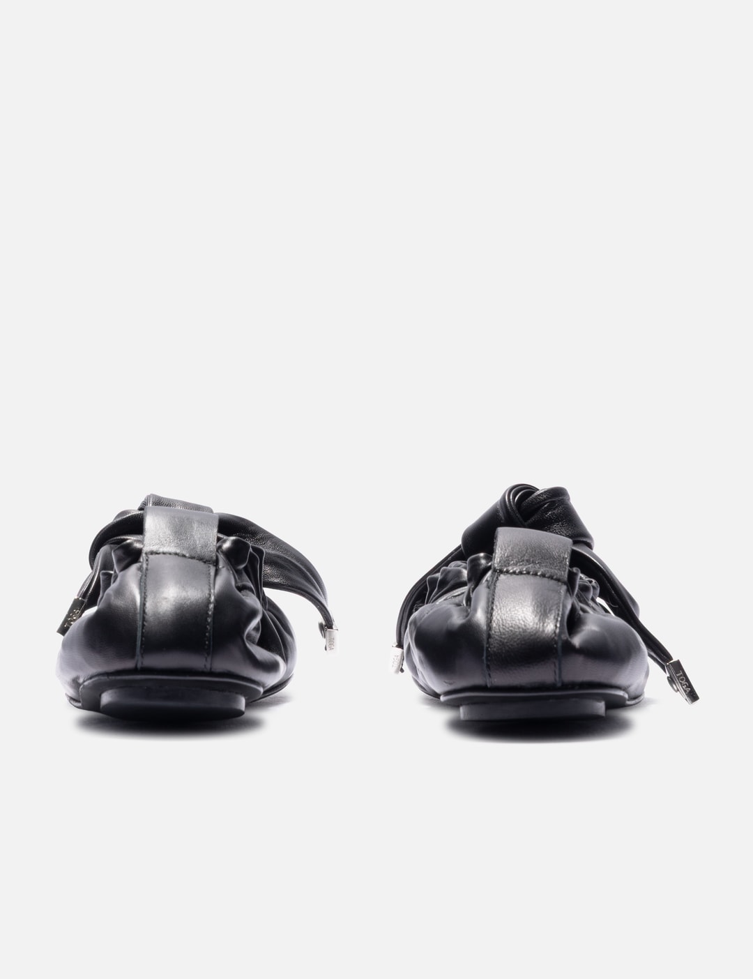 Black Soft Leather Ballet view 10