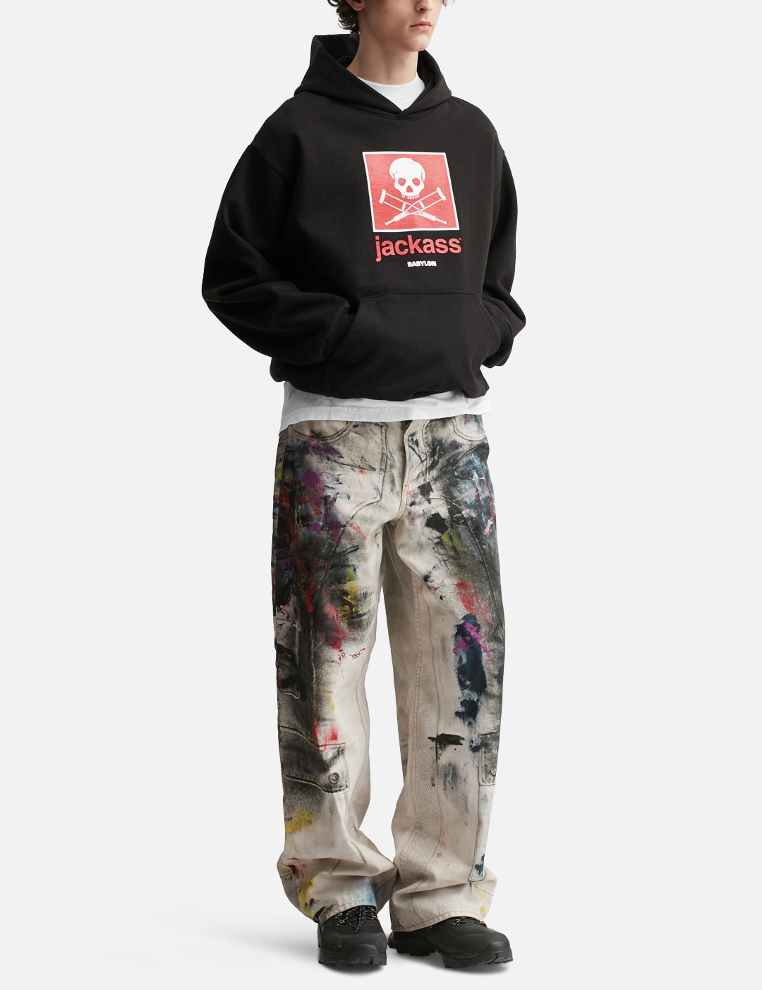 Jackass X Babylon Classic Hoodie view 20