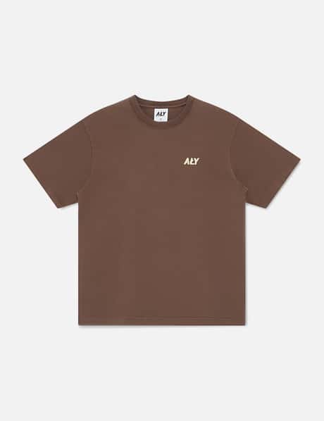 Aly "Aly Logo Brown" T-shirt