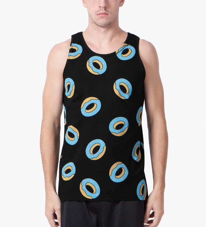 Black All Over Donut Tank Top Placeholder Image
