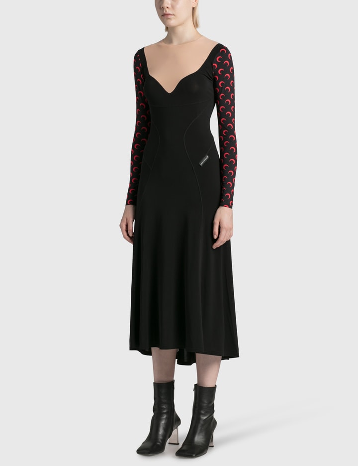 Trompe-l'oeil Neckline Dress Placeholder Image