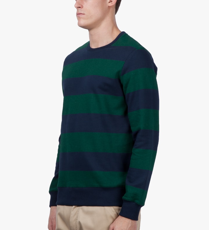 Dark Navy Rugby Stripe Sweater Placeholder Image