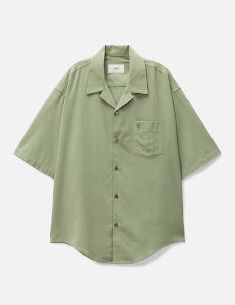 Ami Camp Collar Short Sleeve Shirt