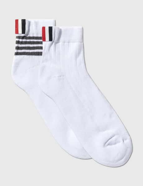 Thom Browne 4-Bar Ankle Socks