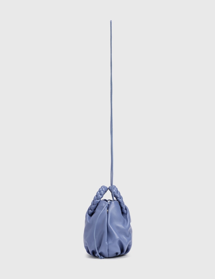 Buy Hereu Bombon Braided Leather Top-handle Bag - Vintage Blue At 60% Off