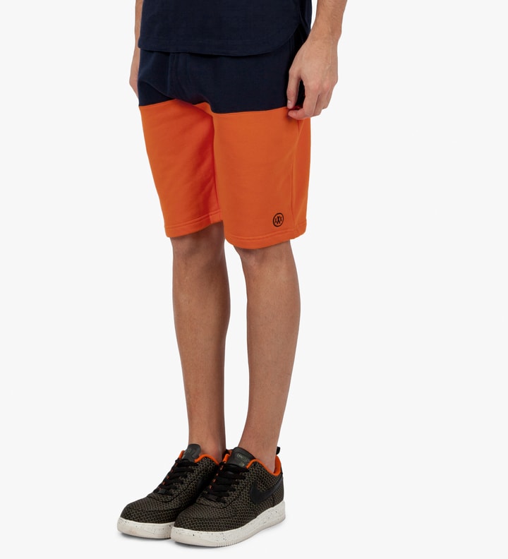 Orange Split Sweatshorts Placeholder Image