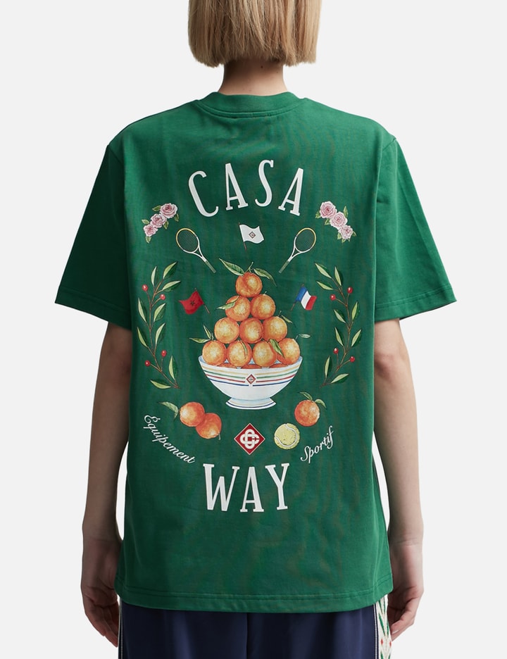 Shop Casablanca Casa Way T-shirt In Green