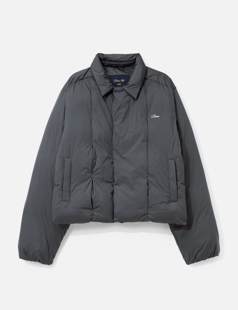 Dime Velvet Quilted Puffer jacket Espresso | Skatestore Mサイズ 