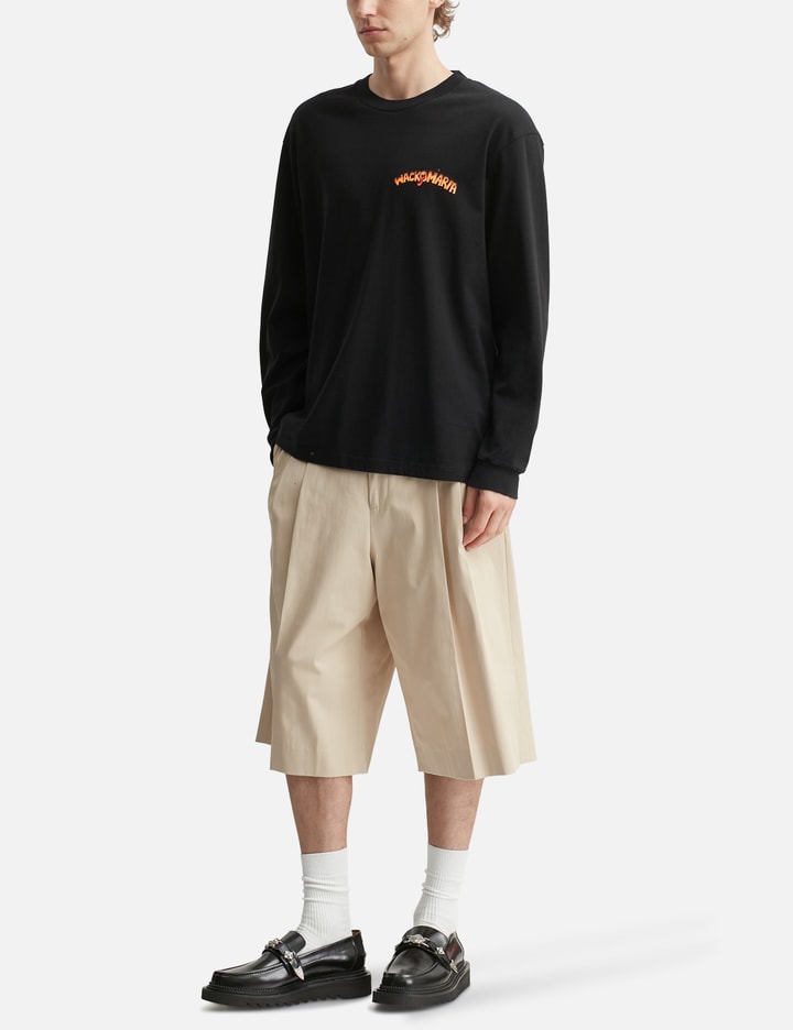 WACKO MARIA Tim Lehi / Washed Heavy Weight Crewneck Long Sleeves T-Shirt