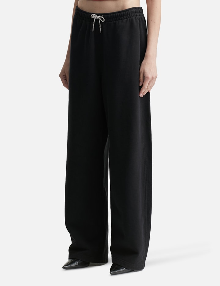 Cotton Terry Sweatpant with Crystal Hotfix Drawcord Placeholder Image