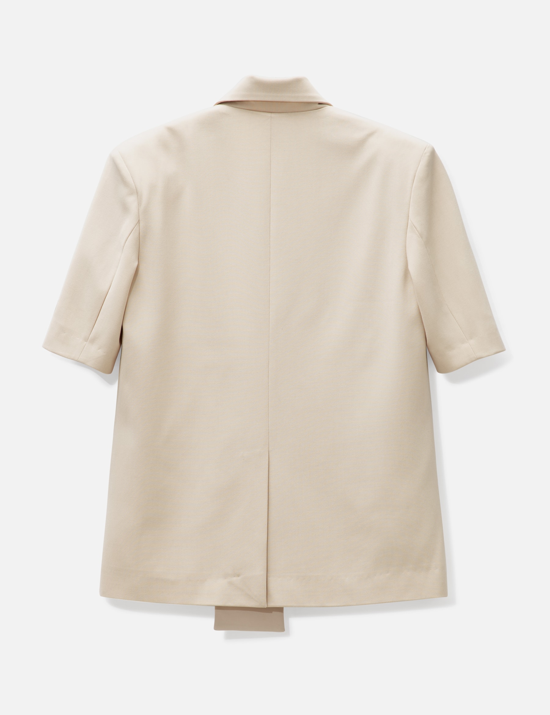 Short Sleeves Mix Media Blazer view 20