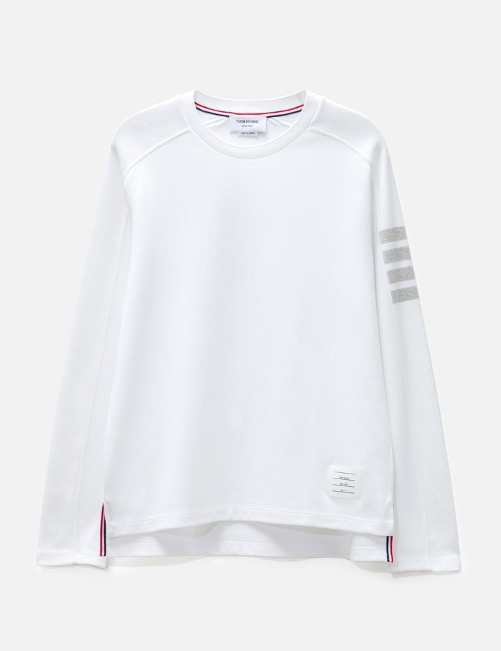 Thom Browne Cotton 4-bar Striped T-shirt In White