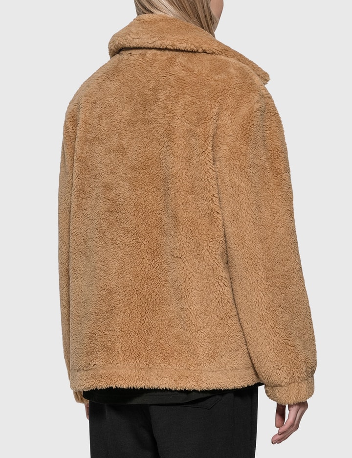 Burberry Brown Women's Monogram Fleece Jacket Camel