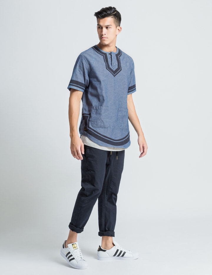 10.Deep Indigo DVSN Dashiki Shirt