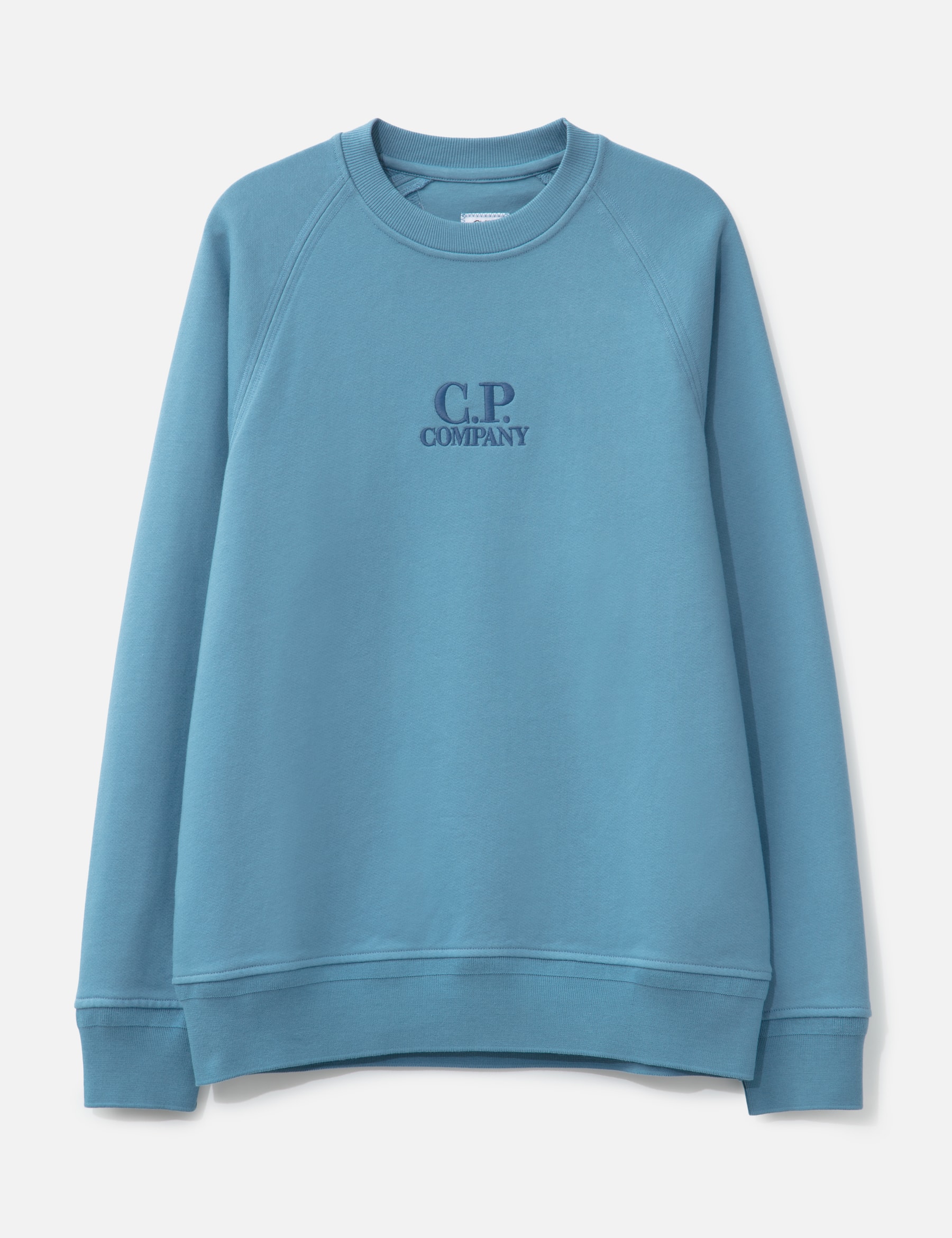 Diagonal Raised Fleece Crewneck Logo Sweatshirt view 16