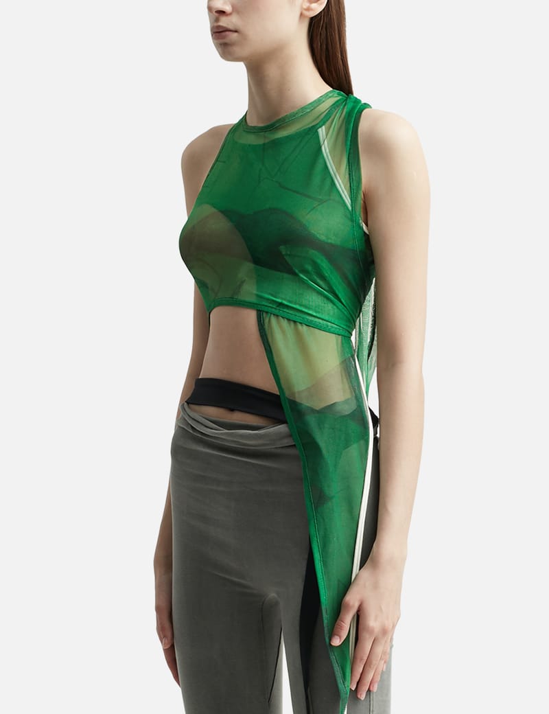 green mesh top