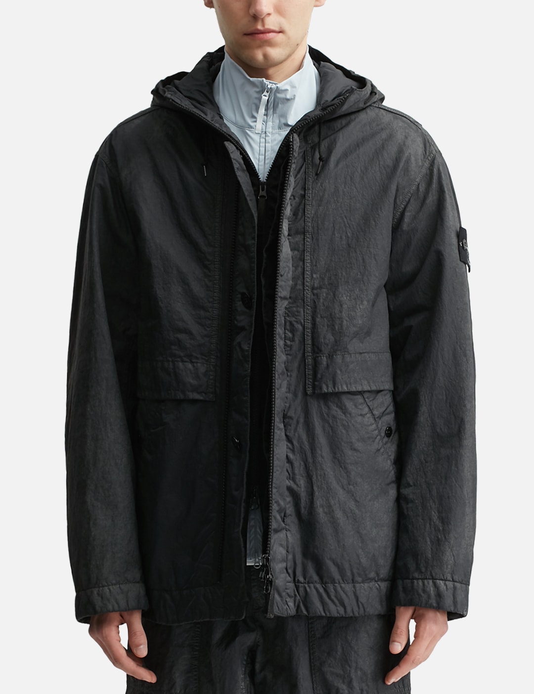 Dense Nylon-TC Hand Sprayed Reflective Jacket view 13