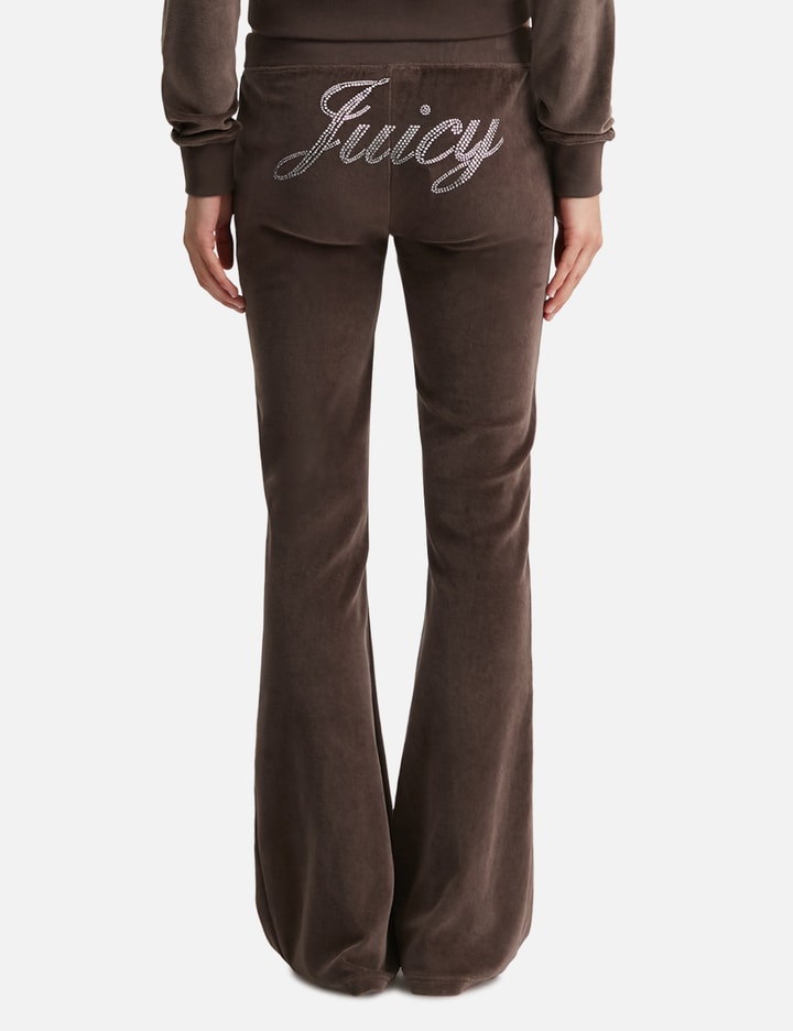 Sporty & Rich Sporty & Rich X Juicy Couture Script Velour Sweatpant