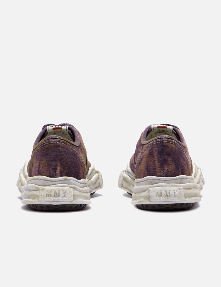 Miharayasuhiro Baker Og Sole Washed Denim Low-top Sneaker In Purple