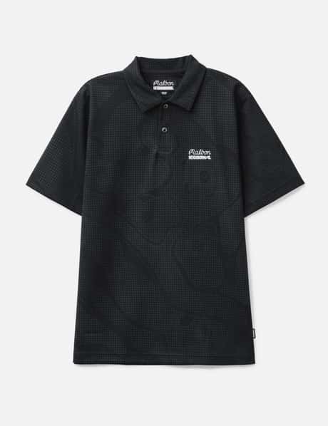 ネイバーフッド NH x Malbon Golf . Course Camo Pattern Polo Short Sleeve