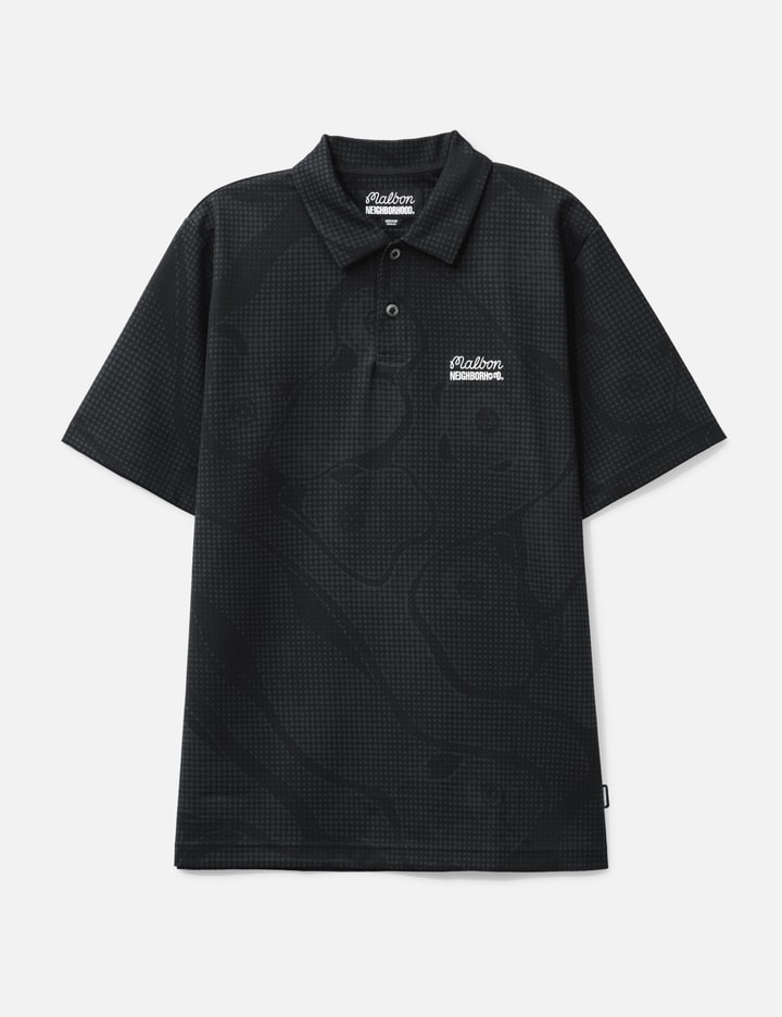 NH x Malbon Golf . Course Camo Pattern Polo Short Sleeve Placeholder Image