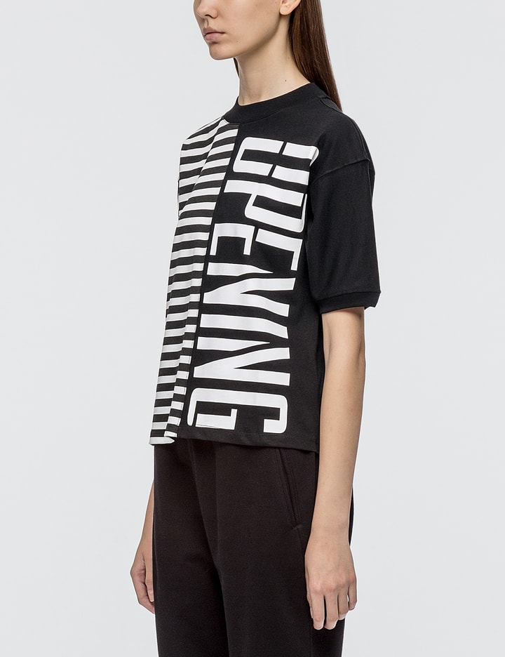 Striped Stretch Logo Tee Placeholder Image