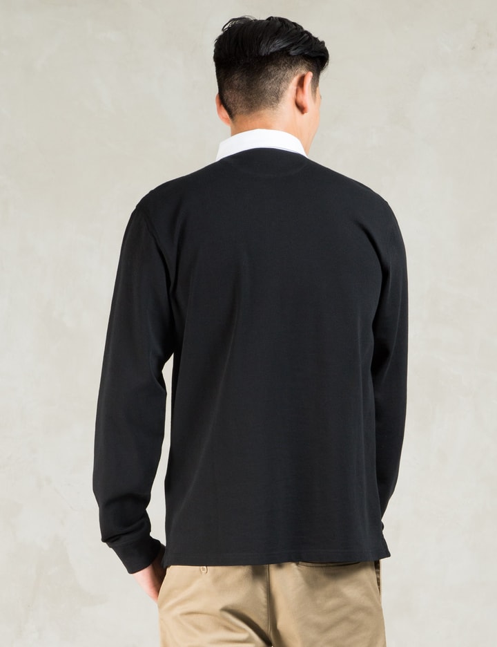 Black/Fire Truck L/S Crht Wip Polo Placeholder Image