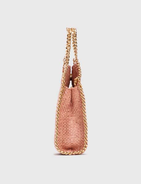 Stella McCartney - ファラベラ ミニ ウィーブド ラフィア トート | HBX