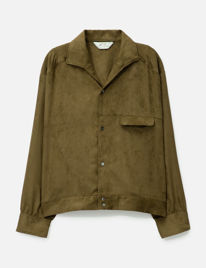 VEGAN SUEDE SHIRT JACKET Placeholder Image