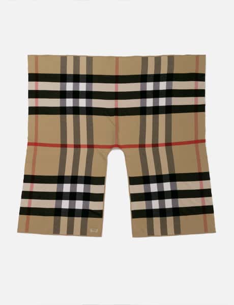 Burberry Reversible Check Cashmere Cape